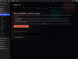 Page screenshot: RankShield &rarr; Speed
