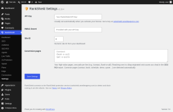 Page screenshot: RankShield &rarr; Settings