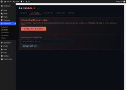 Page screenshot: RankShield &rarr; Live Traffic