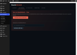 Page screenshot: RankShield &rarr; Live Traffic