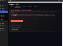Page screenshot: RankShield &rarr; Live Traffic
