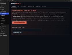 Page screenshot: RankShield