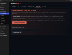 Page screenshot: RankShield &rarr; Connections