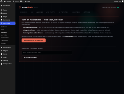 Page screenshot: RankShield &rarr; Audience