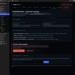 Page screenshot: RankShield &rarr; Edge