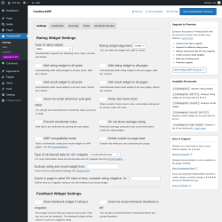 Page screenshot: FeedbackWP