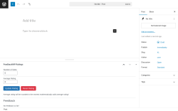 Page screenshot: Add Post ‹ Test site — WordPress