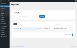 Page screenshot: RC Site Manager &rarr; Top URL