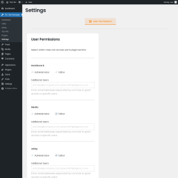 Page screenshot: RC Site Manager &rarr; Settings