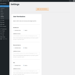 Page screenshot: RC Site Manager &rarr; Settings