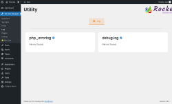 Page screenshot: RC Site Manager &rarr; Log