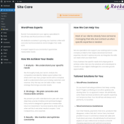 Page screenshot: RC Site Manager &rarr;  Site Care