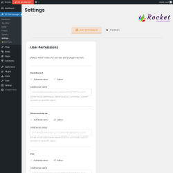 Page screenshot: RC Site Manager &rarr; Settings