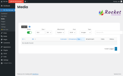 Page screenshot: RC Site Manager &rarr; Media