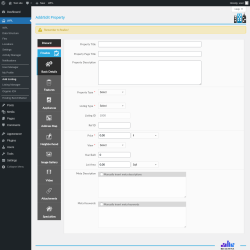Page screenshot: WPL → Add Listing