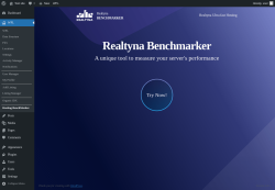 Page screenshot: WPL → Hosting BenchMarker
