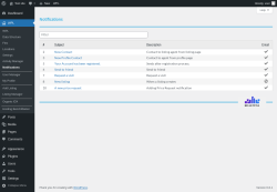 Page screenshot: WPL → Notifications