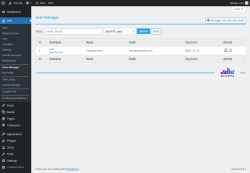 Page screenshot: WPL → User Manager