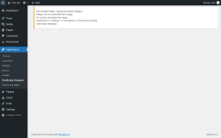 Page screenshot: Appearance &rarr; RealEstate Designer
