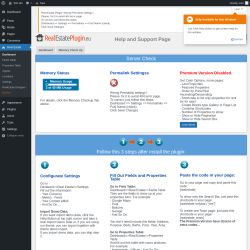 Page screenshot: Real Estate &rarr; Dashboard
