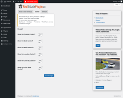 Page screenshot: Real Estate &rarr; Settings &rarr; Search