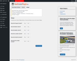 Page screenshot: Real Estate &rarr; Settings &rarr; Widget