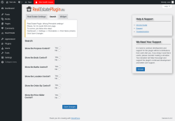 Page screenshot: Real Estate &rarr; Settings &rarr; Search