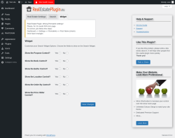 Page screenshot: Real Estate &rarr; Settings &rarr; Widget
