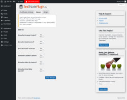 Page screenshot: Real Estate &rarr; Settings &rarr; Search