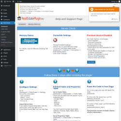 Page screenshot: Real Estate &rarr; Dashboard