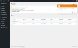 Page screenshot: Real Estate &rarr; Fields Table