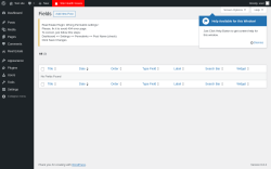 Page screenshot: Real Estate &rarr; Fields Table