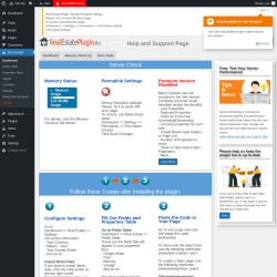 Page screenshot: Real Estate