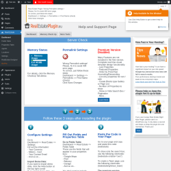 Page screenshot: Real Estate &rarr; Dashboard