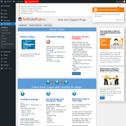 Page screenshot: Real Estate &rarr; Dashboard