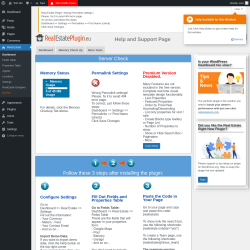 Page screenshot: Real Estate &rarr; Dashboard