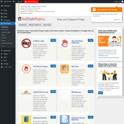 Page screenshot: Real Estate &rarr; More Tools