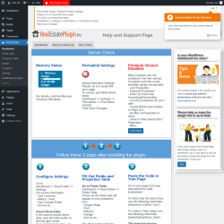 Page screenshot: Real Estate &rarr; Dashboard