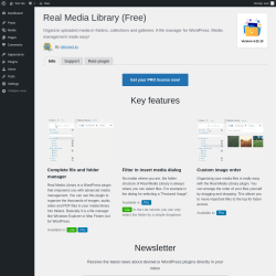 Page screenshot: Plugins &lsaquo; Test site &mdash; WordPress
