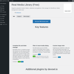 Page screenshot: Plugins ‹ Test site — WordPress