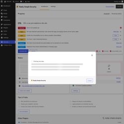Page screenshot: Security