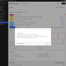 Page screenshot: Security