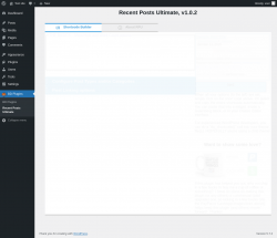 Page screenshot: BD Plugins &rarr; Recent Posts Ultimate
