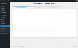 Page screenshot: BD Plugins &rarr; Recent Posts Ultimate