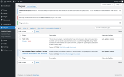 Page screenshot: Plugins &lsaquo; Test site &mdash; WordPress