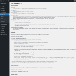 Page screenshot: Recras → Documentation