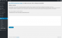 Page screenshot: Settings &rarr; Redirect Editor