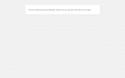 Page screenshot: WordPress &rsaquo; Error