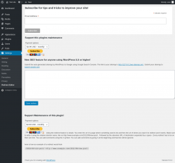 Page screenshot: Settings &rarr; Redirect Editor