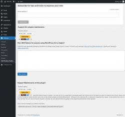 Page screenshot: Settings &rarr; SEO Redirect Editor